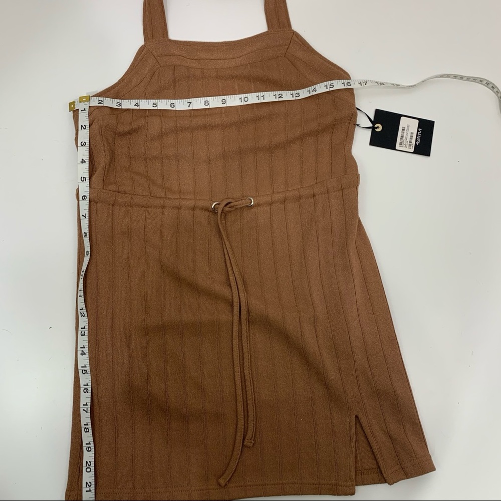 4si3nna Adrienne metallic & clay halter dress - Picture 4 of 8